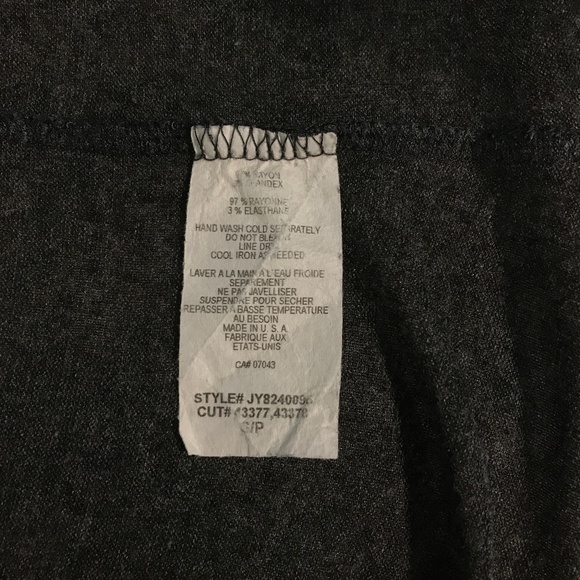 H.I.P. Sheer Grey Cat Face Shirt Size Small - Picture 5 of 6